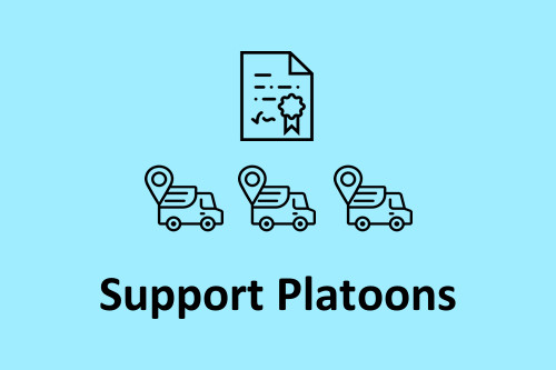 We support platoons